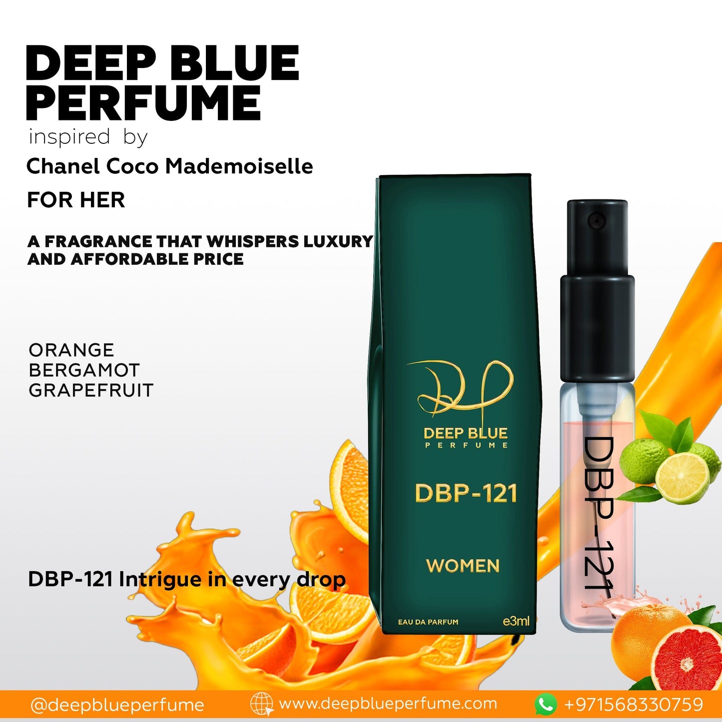 Inspired by Coco Mademoiselle For Her DBP - 121 (Tester) - DeepBlue