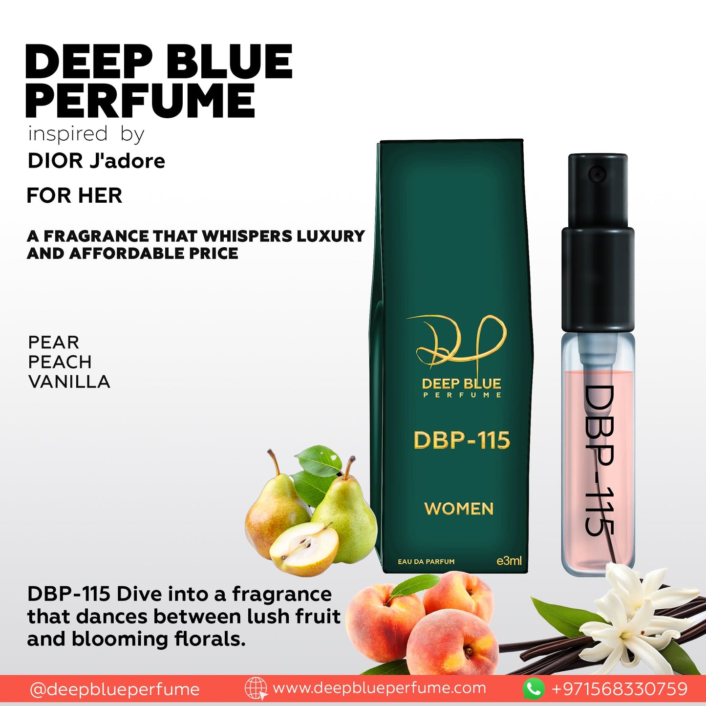 Inspired by DIOR J'adore FOR HER DBP - 115 (Tester) - DeepBlue