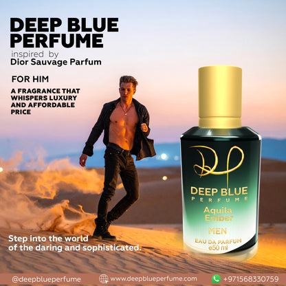 Aquila Ember EDP for men – bold fresh spicy woody long lasting perfume