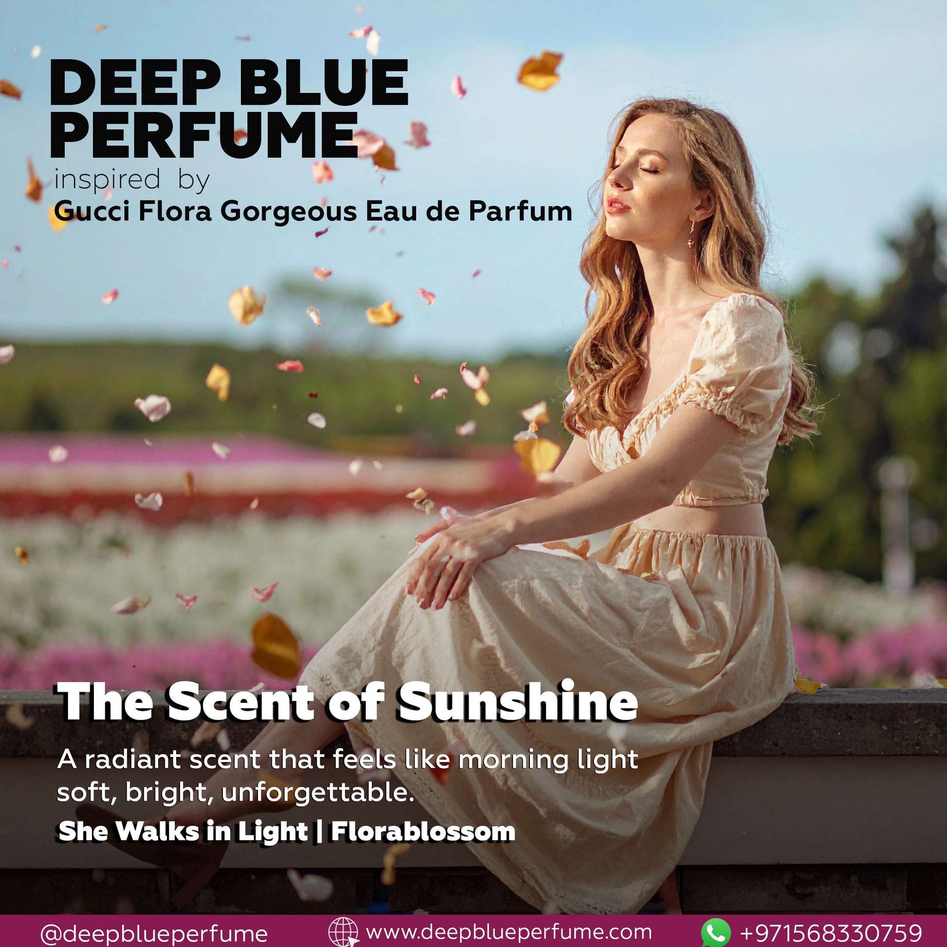 Florablossom perfume for women fresh floral long lasting scent