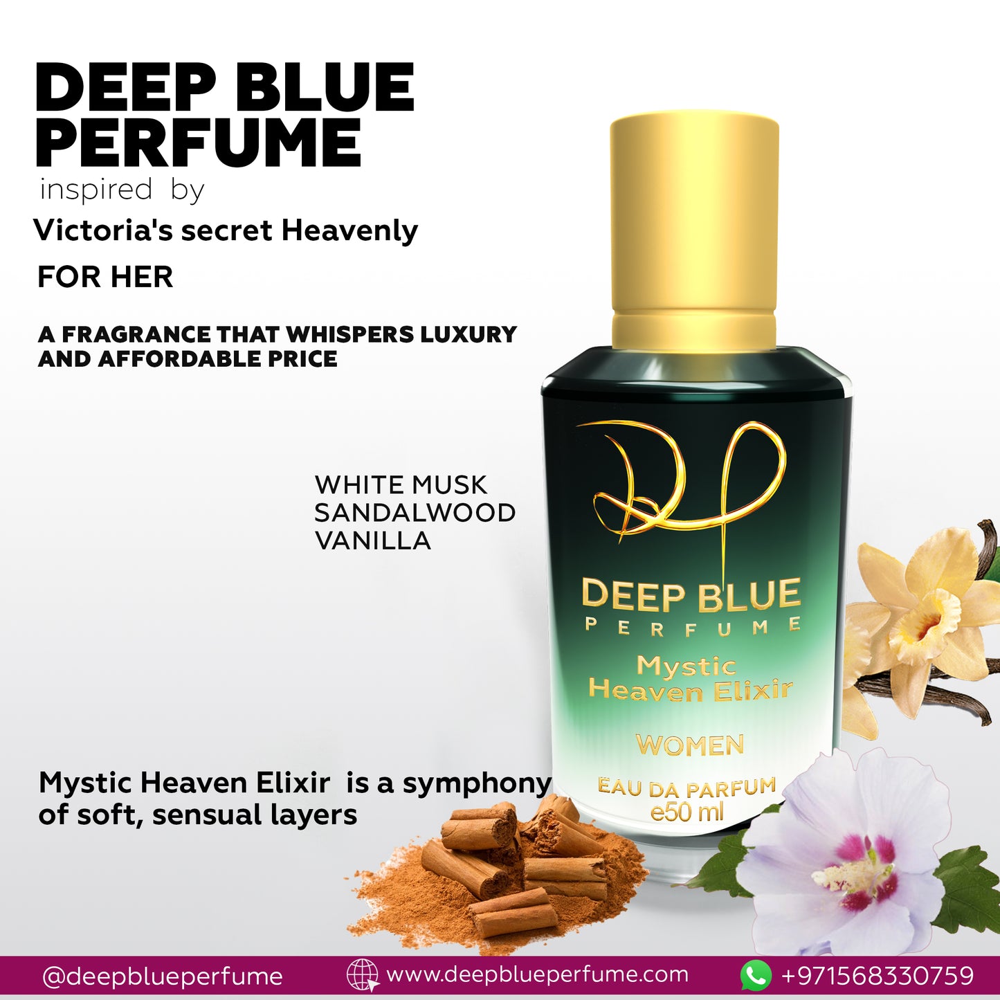 Mystic Heaven women’s EDP long lasting soft floral musky fragrance