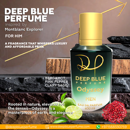 Odyssey perfume for men fresh woody aromatic long lasting scent