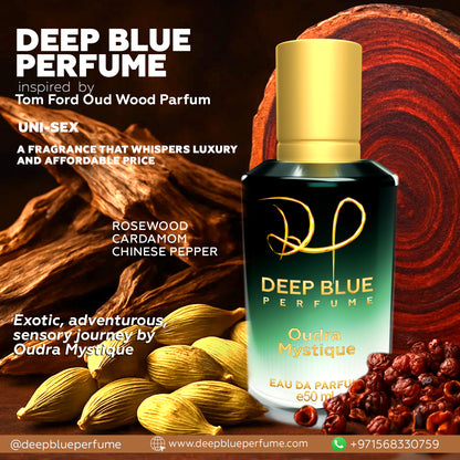 Oudra Mystique EDP woody oud spicy fragrance bottle