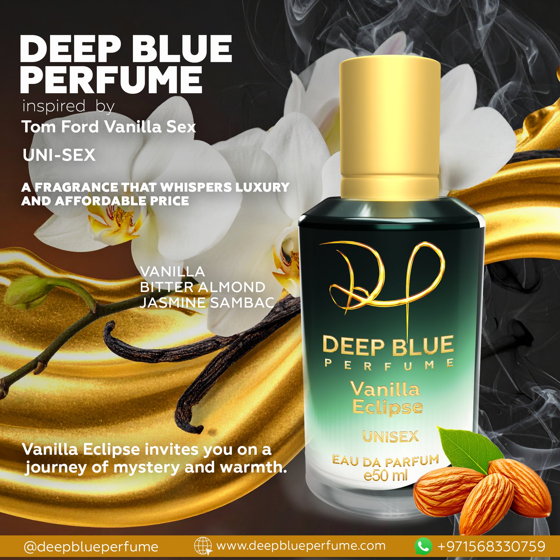 Vanilla Eclipse EDP warm vanilla gourmand fragrance bottle