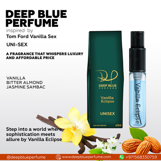 Vanilla Eclipse tester EDP warm vanilla gourmand fragrance bottle
