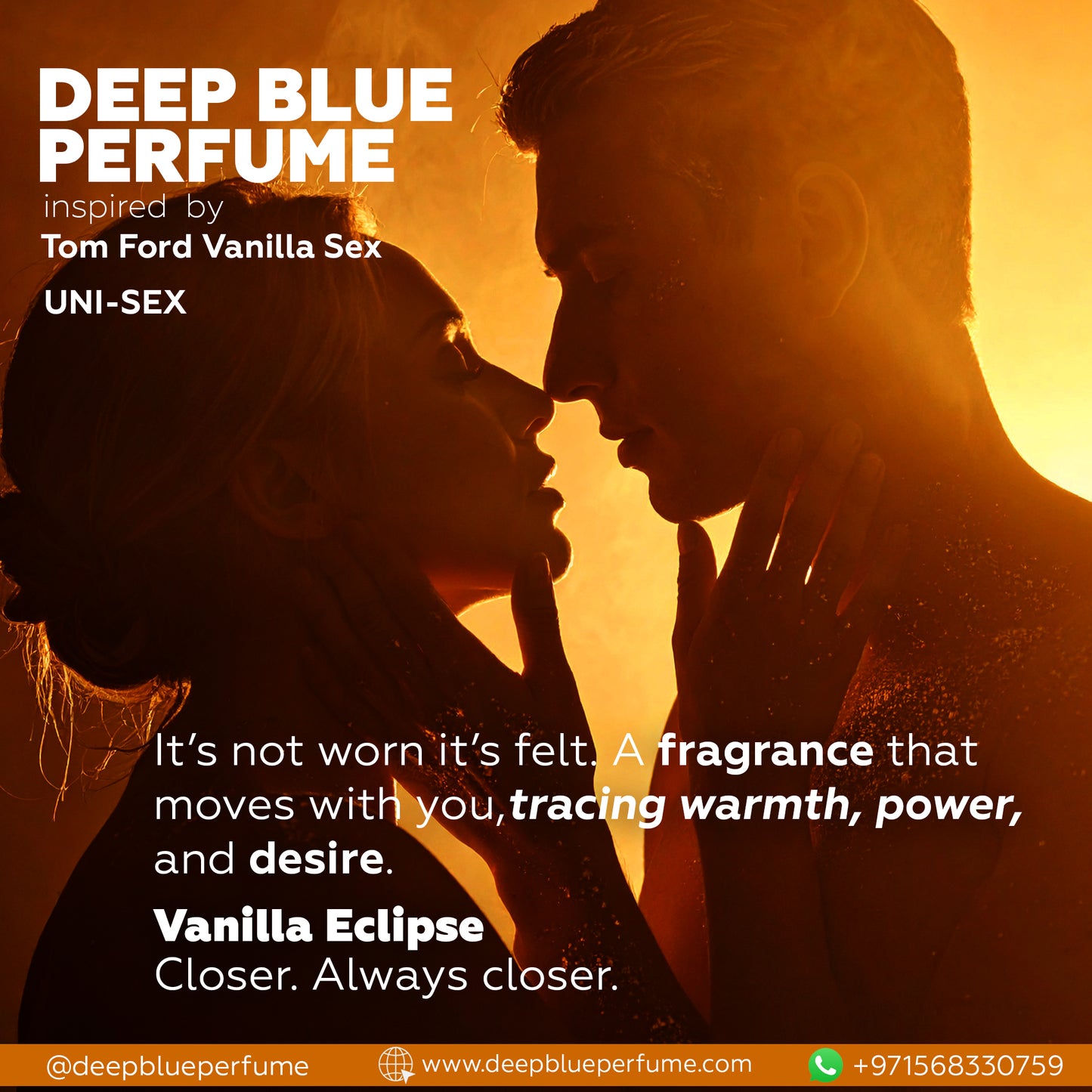 Vanilla Eclipse luxury fragrance rich sweet vanilla Eau de Parfum