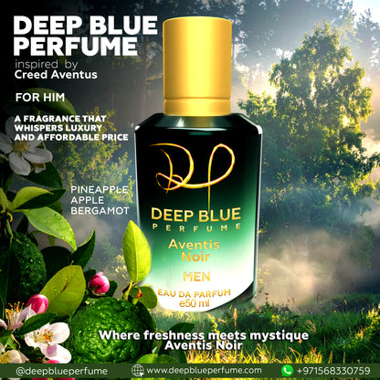 Aventis Noir luxury men’s fragrance – fresh woody fruity Eau de Parfum