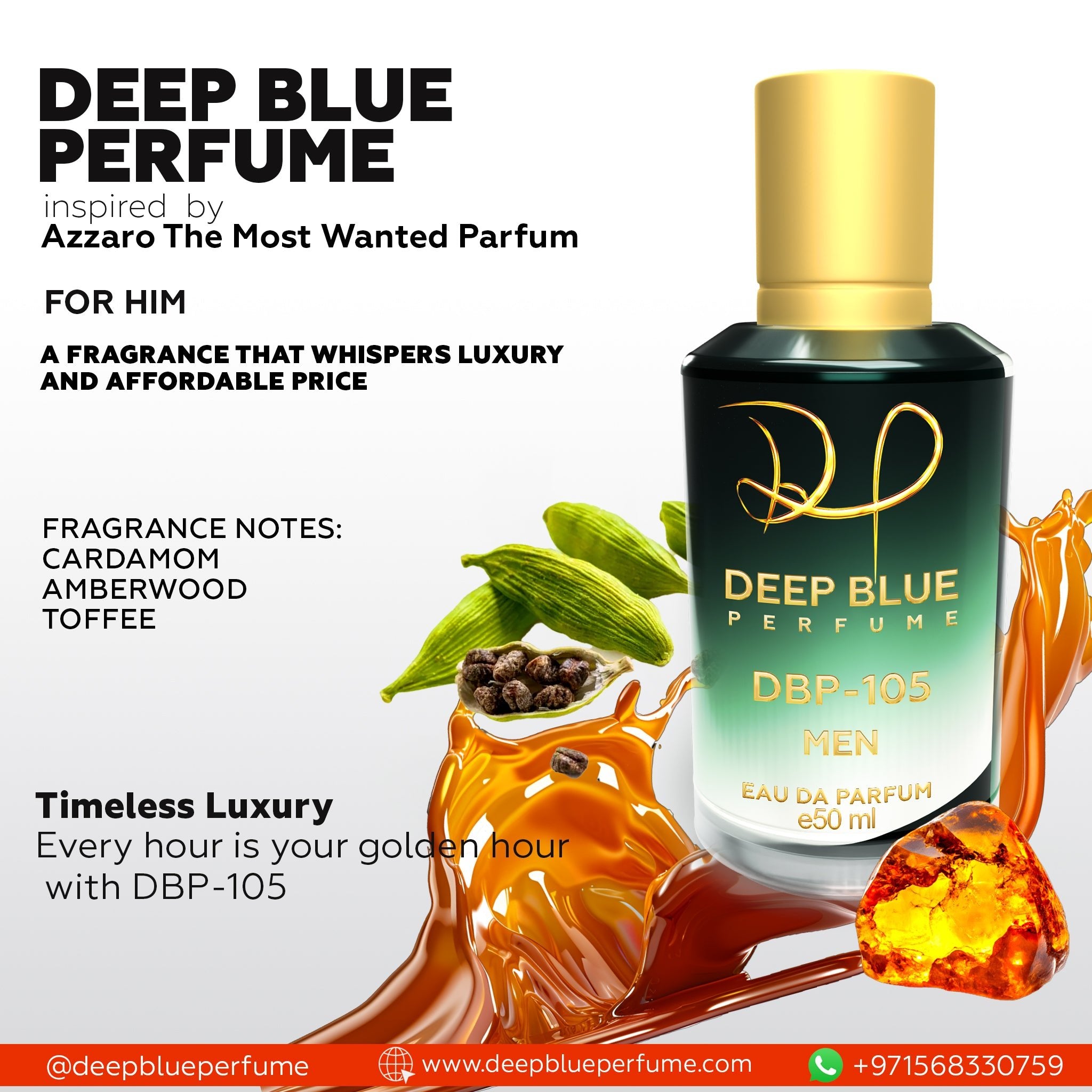 INSPIRED BY AZZARO THE MOST WANTED PARFUM - DeepBlue