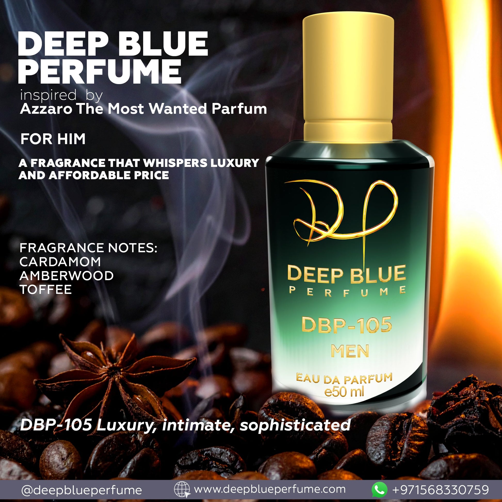 INSPIRED BY AZZARO THE MOST WANTED PARFUM - DeepBlue