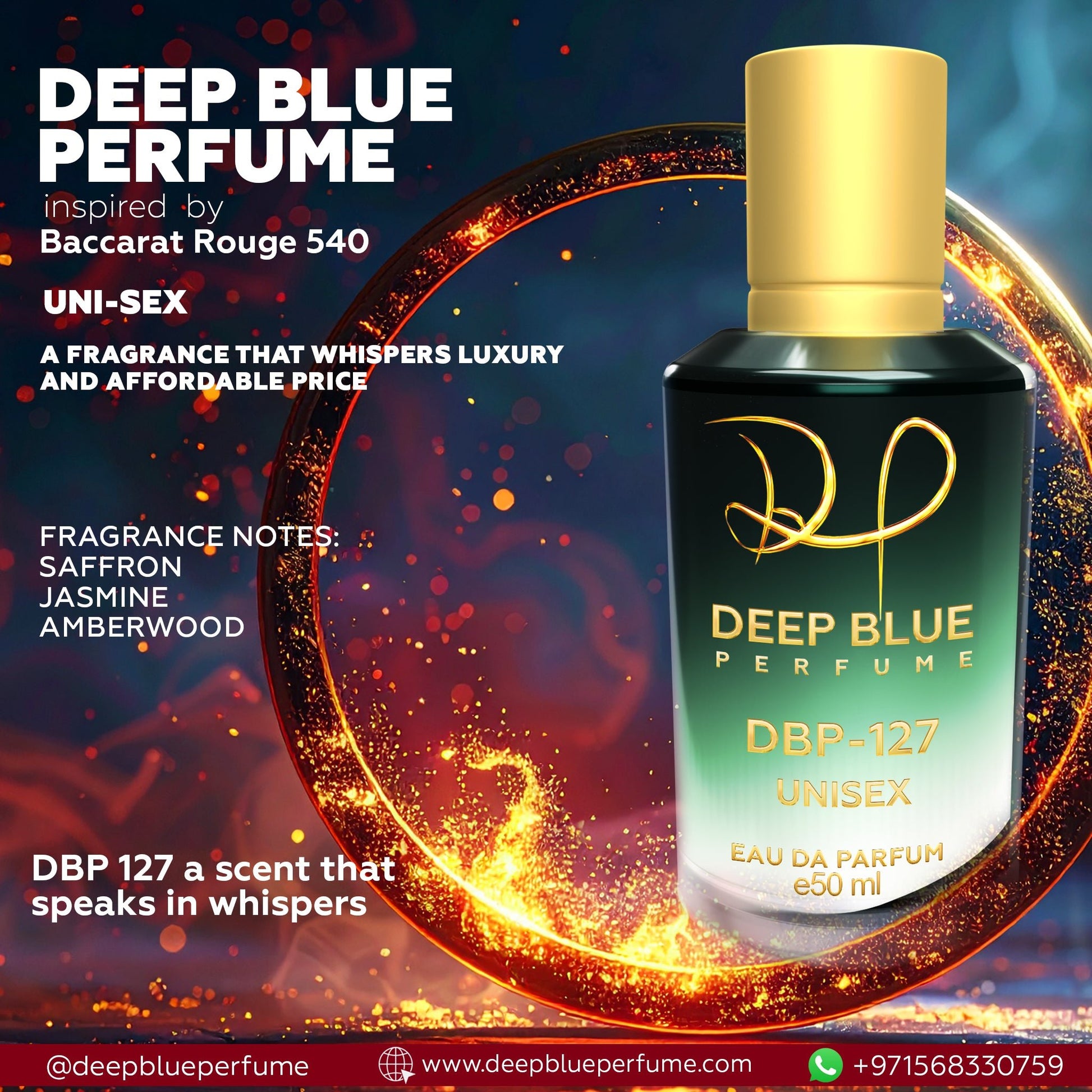 INSPIRED BY BACCARAT ROUGE 540 EAU DE PARFUM - DeepBlue