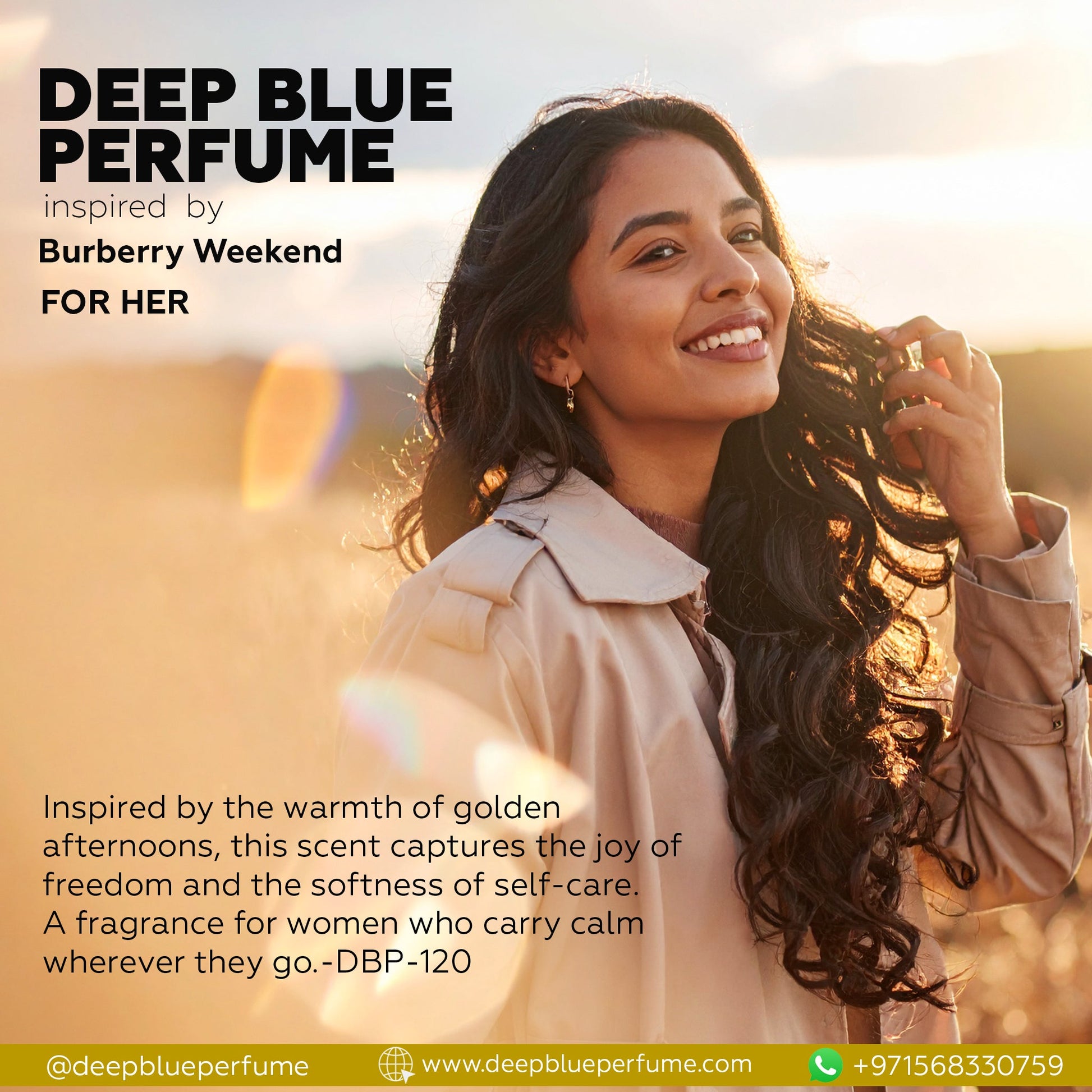 INSPIRED BY BURBERRY WEEKEND EAU DE PARFUM - DeepBlue