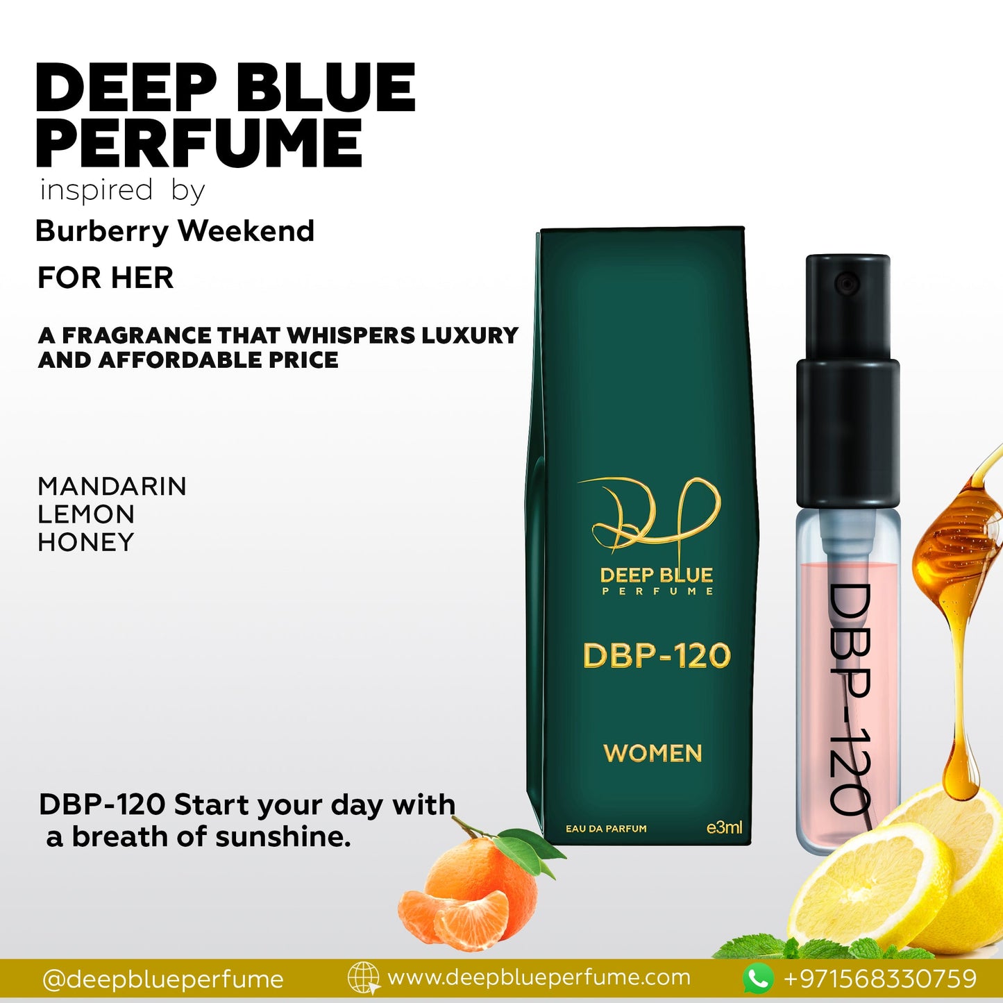 Inspired by Burberry Weekend For Her DBP - 120 (Tester) - DeepBlue