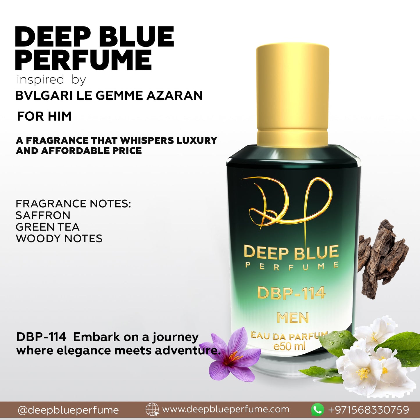 INSPIRED BY BVLGARI LE GEMME AZARAN PARFUM - DeepBlue