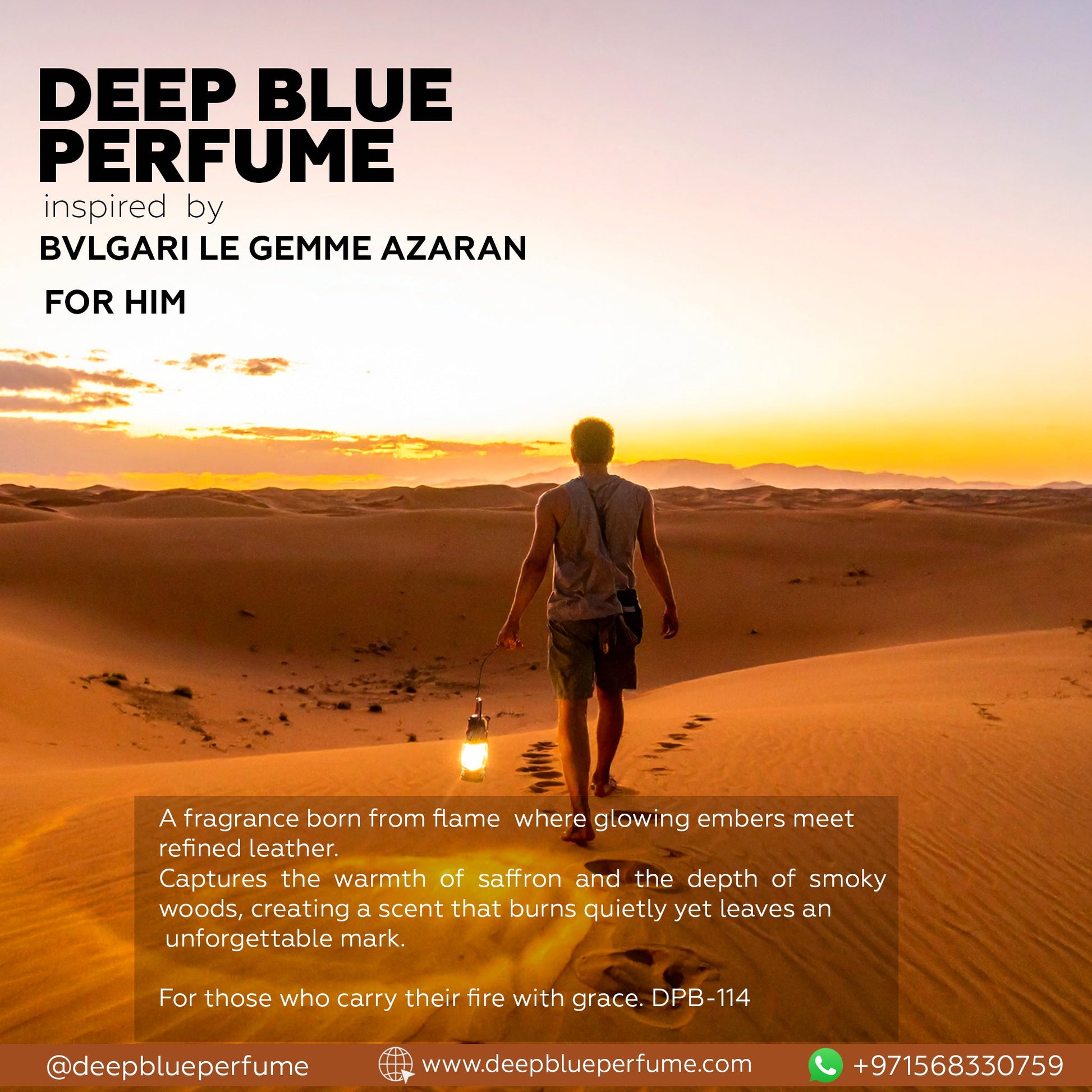 INSPIRED BY BVLGARI LE GEMME AZARAN PARFUM - DeepBlue
