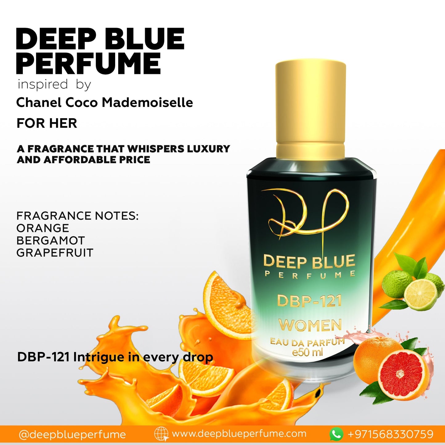 INSPIRED BY CHANEL COCO MADEMOISELLE EAU DE PARFUM - DeepBlue