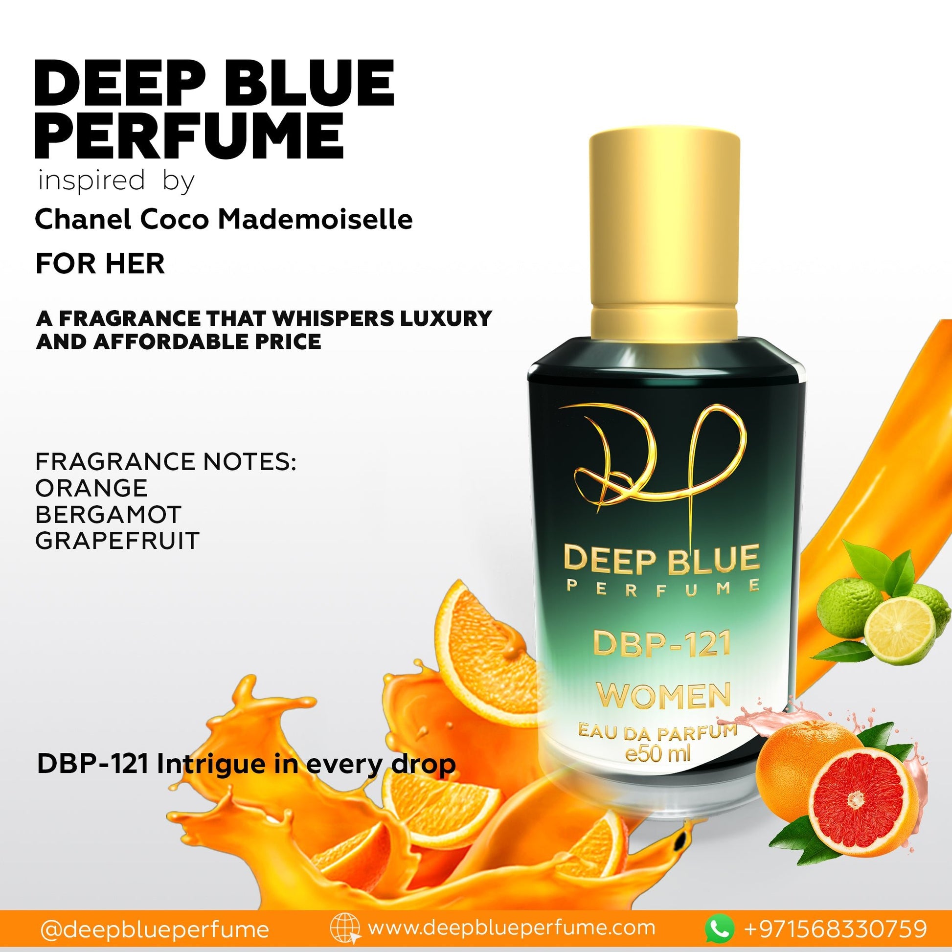 INSPIRED BY CHANEL COCO MADEMOISELLE EAU DE PARFUM - DeepBlue