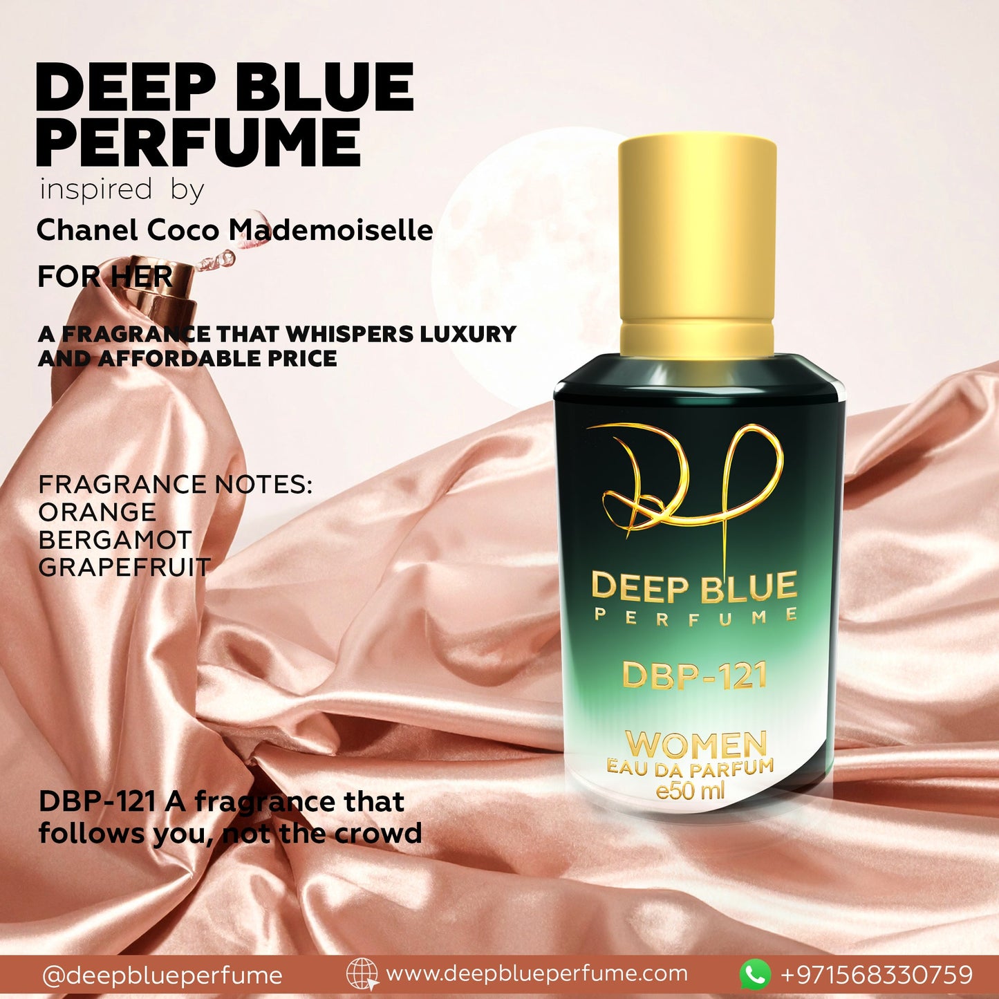 INSPIRED BY CHANEL COCO MADEMOISELLE EAU DE PARFUM - DeepBlue