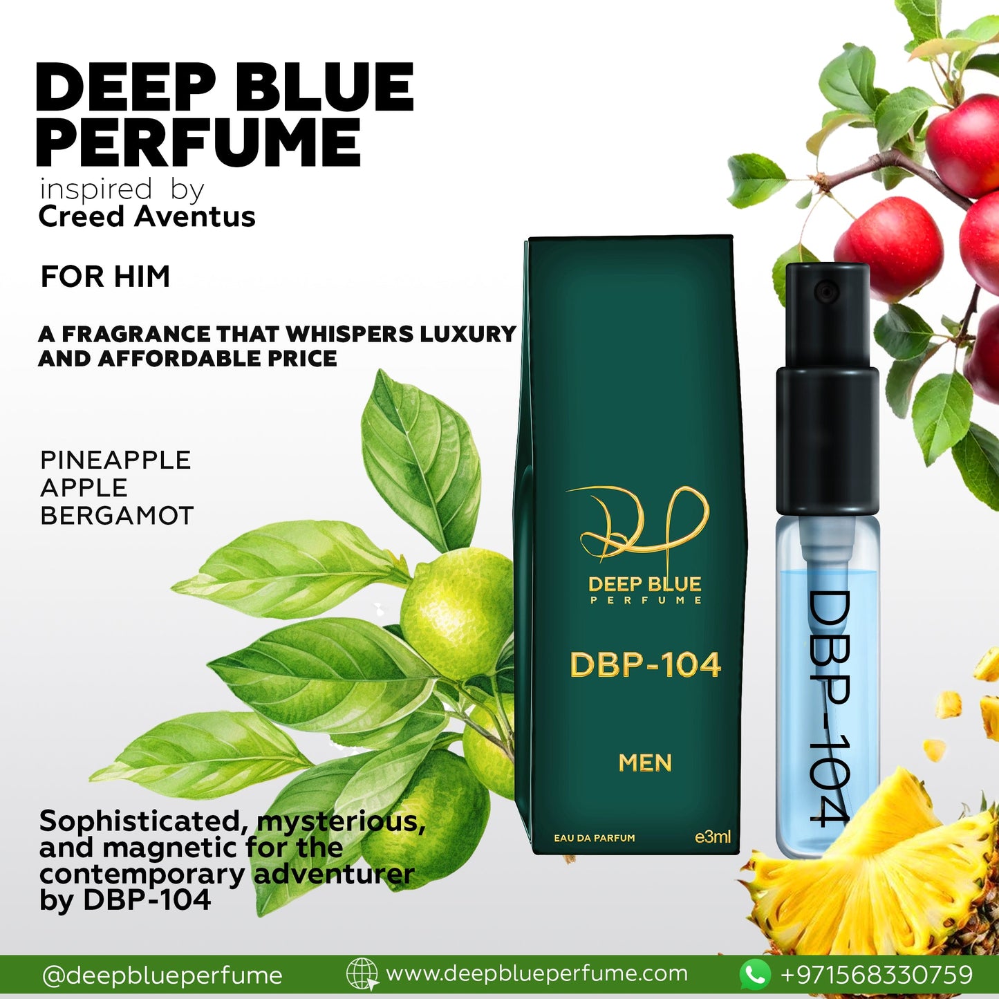 Inspired by Creed Aventus DBP - 104 (Tester) - DeepBlue