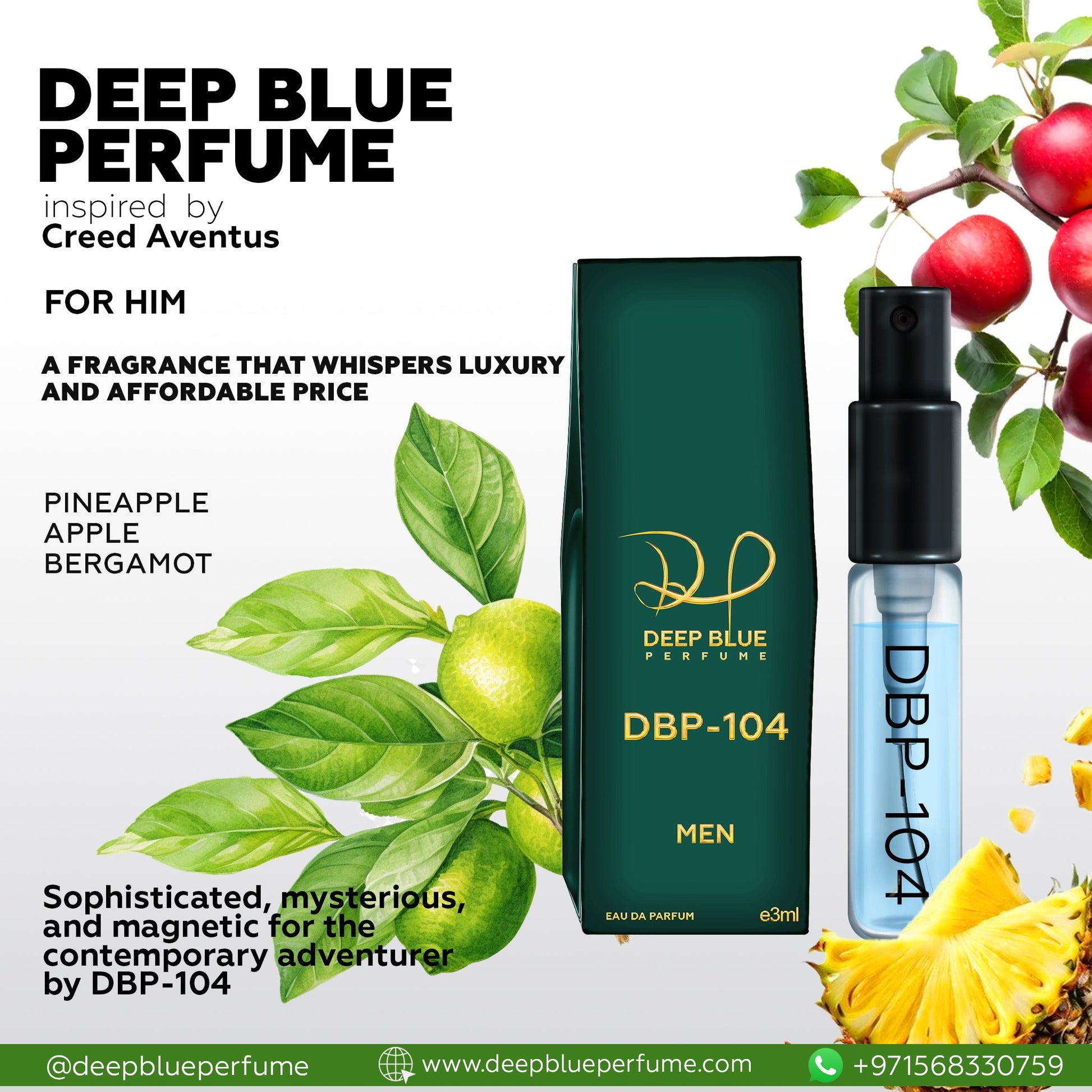 Inspired by Creed Aventus DBP - 104 (Tester) - DeepBlue