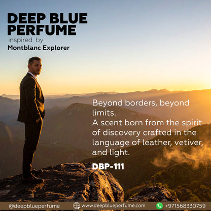 INSPIRED BY MONTBLANC EXPLORER EAU DE PARFUM - DeepBlue