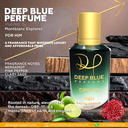 INSPIRED BY MONTBLANC EXPLORER EAU DE PARFUM - DeepBlue