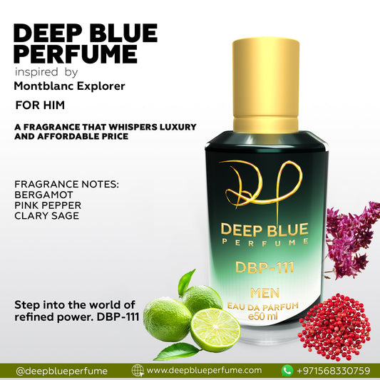 INSPIRED BY MONTBLANC EXPLORER EAU DE PARFUM - DeepBlue
