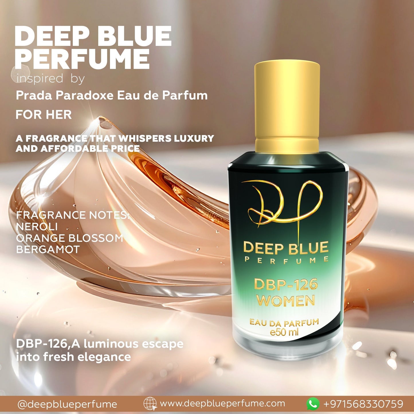 INSPIRED BY PRADA PARADOXE EAU DE PARFUM - DeepBlue