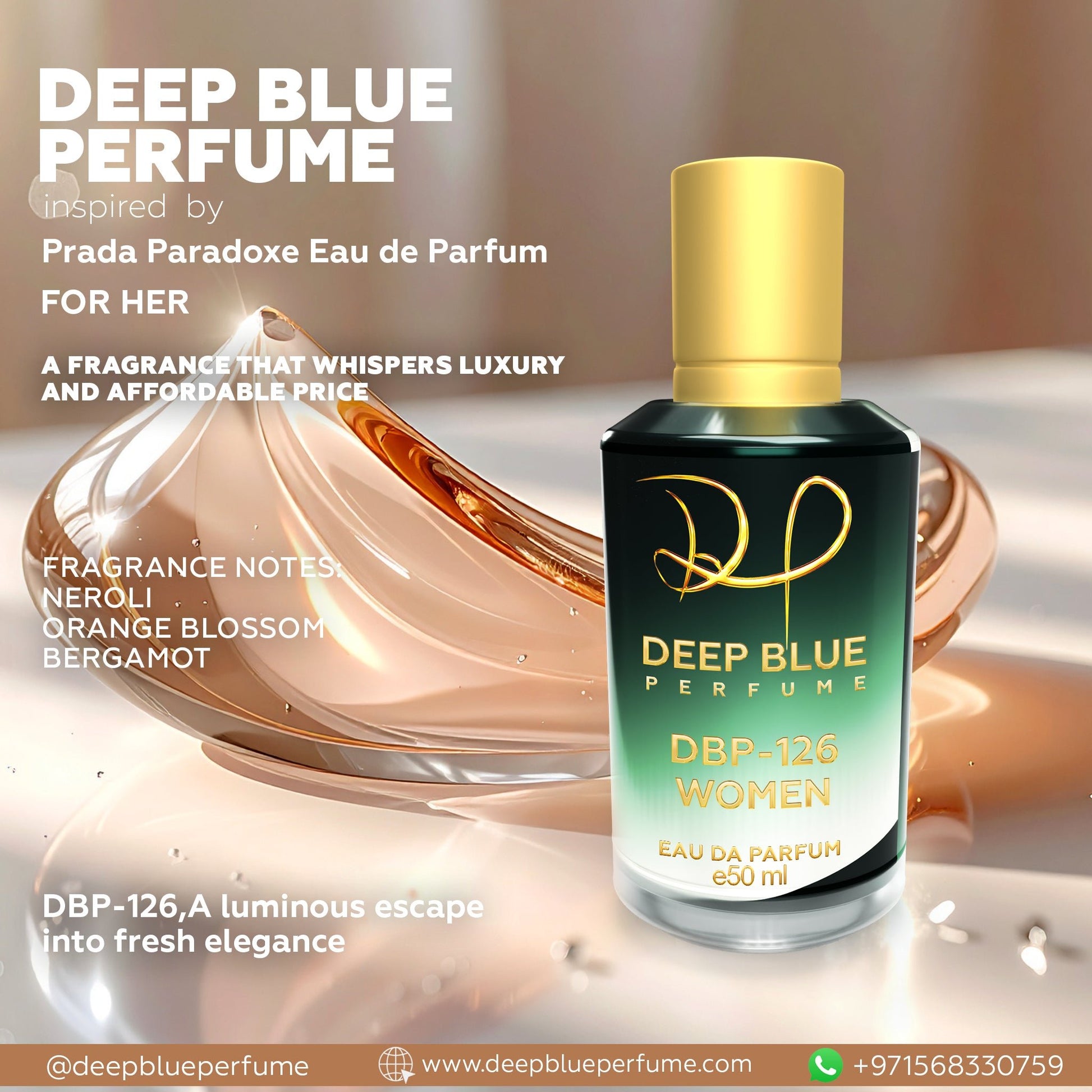 INSPIRED BY PRADA PARADOXE EAU DE PARFUM - DeepBlue