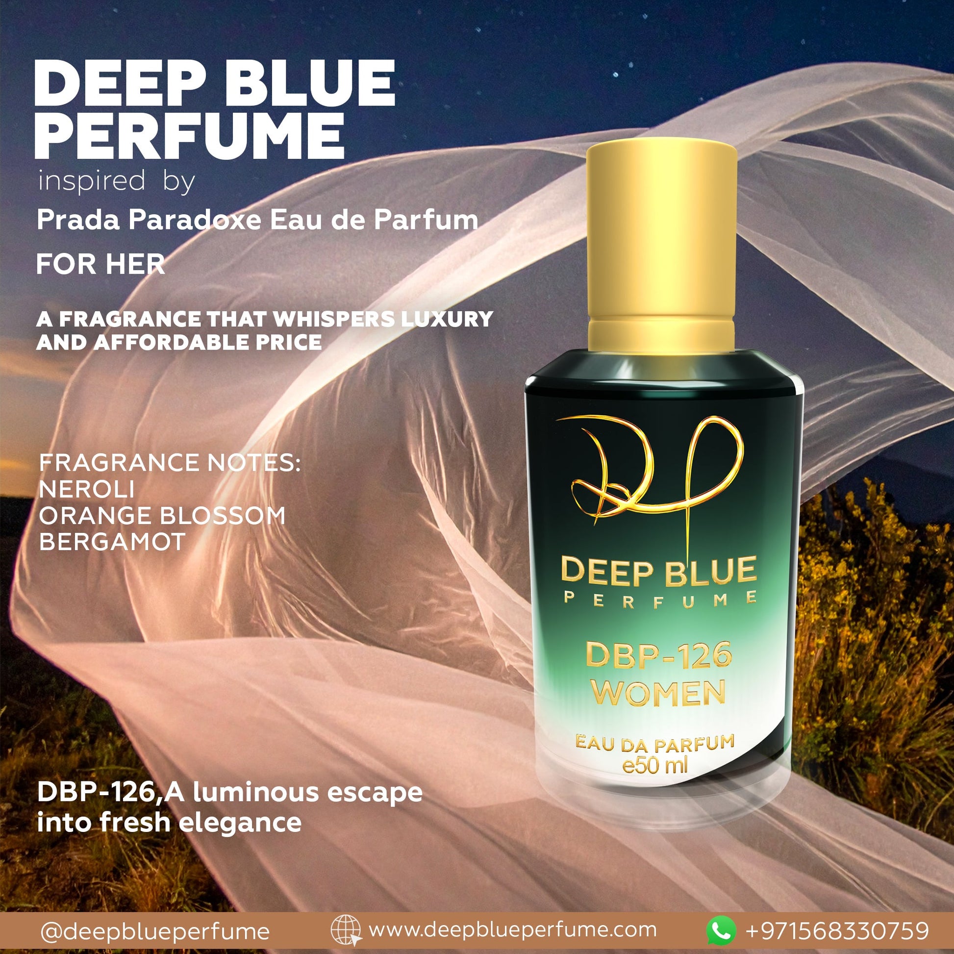 INSPIRED BY PRADA PARADOXE EAU DE PARFUM - DeepBlue