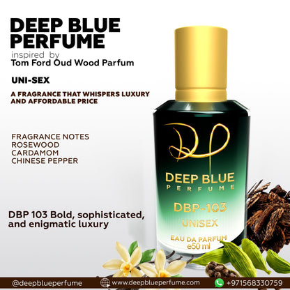 INSPIRED BY TOM FORD OUD WOOD PARFUM - DeepBlue