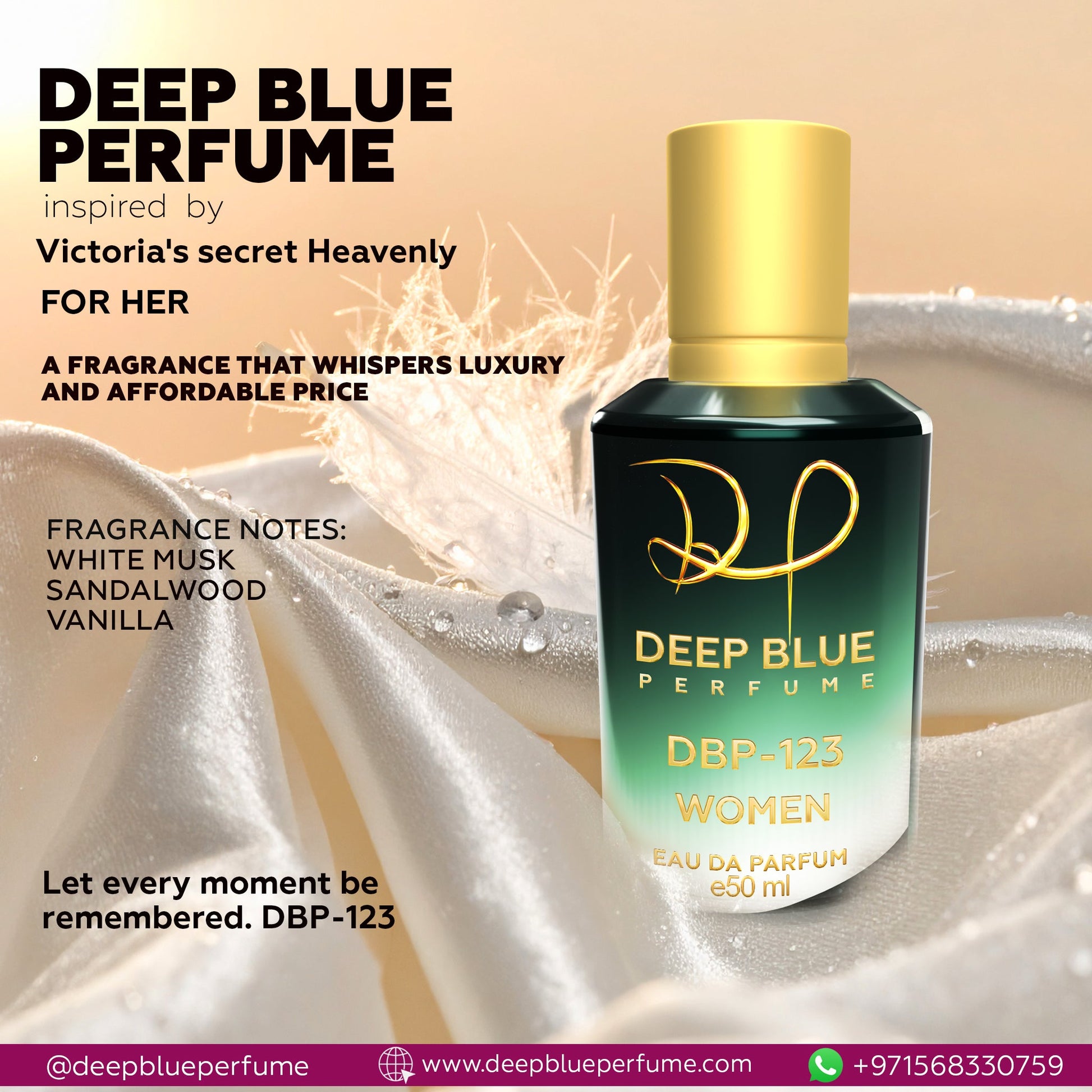 INSPIRED BY VICTORIA'S SECRET HEAVENLY EAU DE PARFUM - DeepBlue
