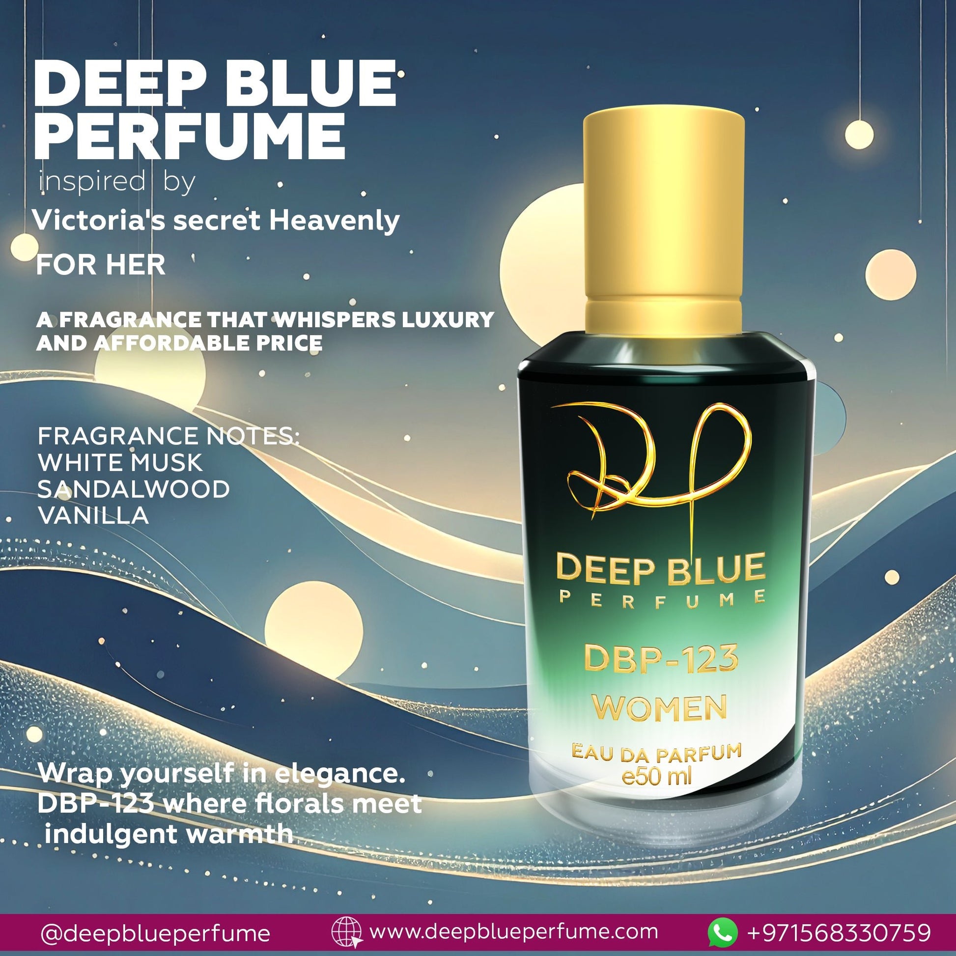INSPIRED BY VICTORIA'S SECRET HEAVENLY EAU DE PARFUM - DeepBlue