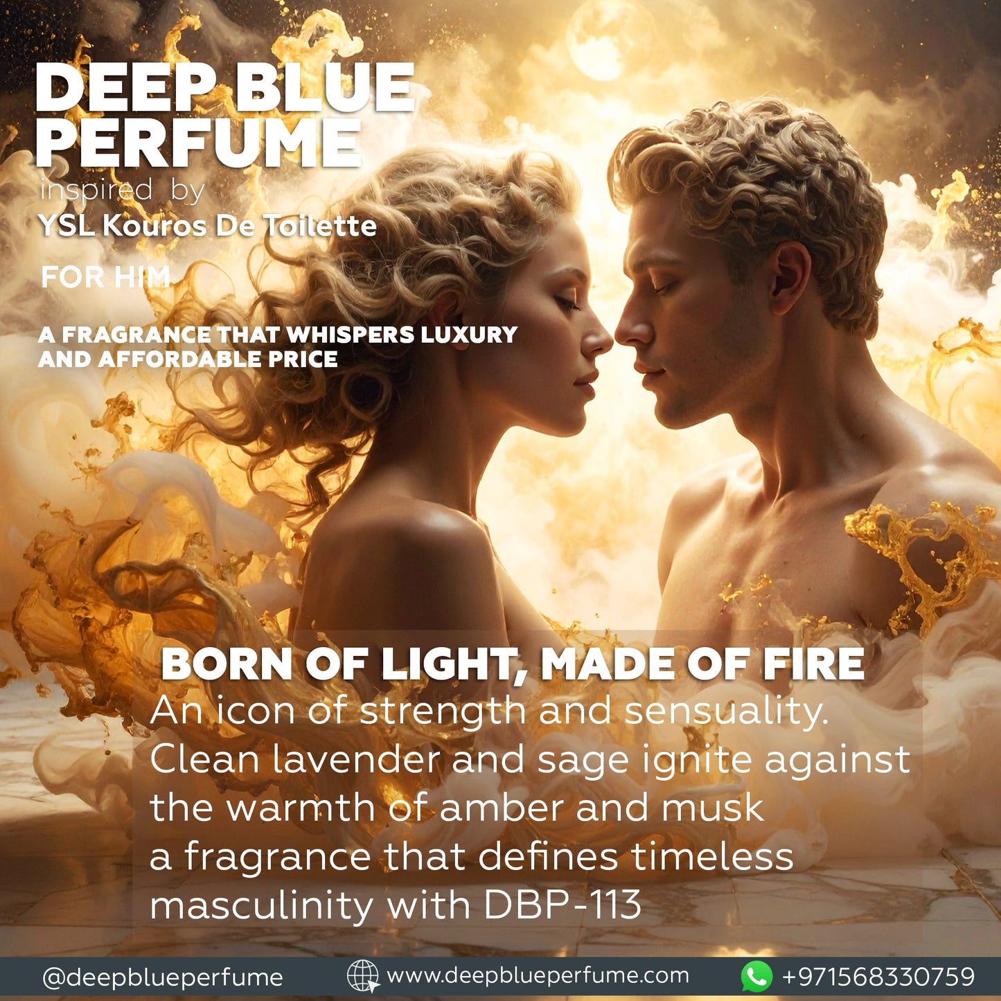 INSPIRED BY YSL KOUROS DE TOILETTE - DeepBlue