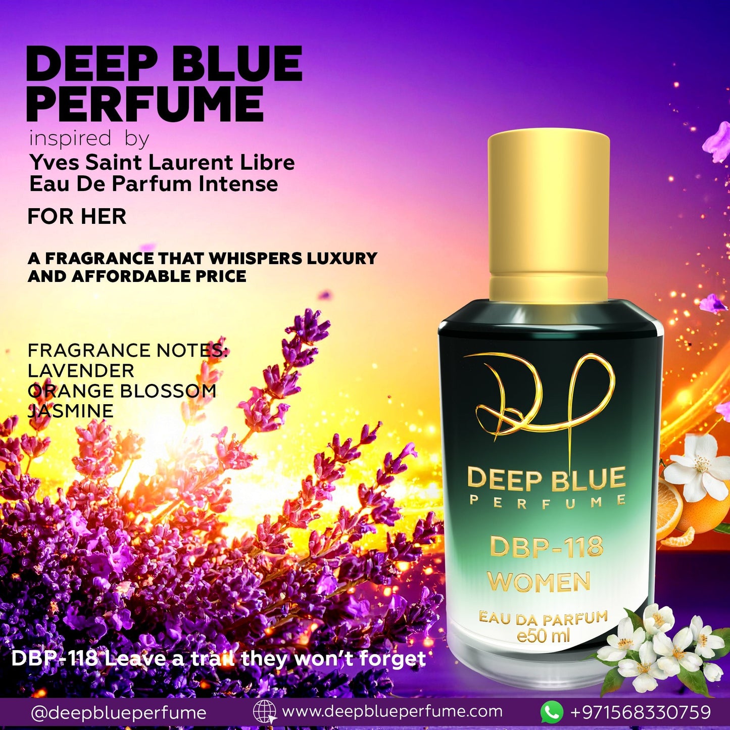 INSPIRED BY YVES SAINT LAURENT LIBRE EAU DE PARFUM INTENSE - DeepBlue